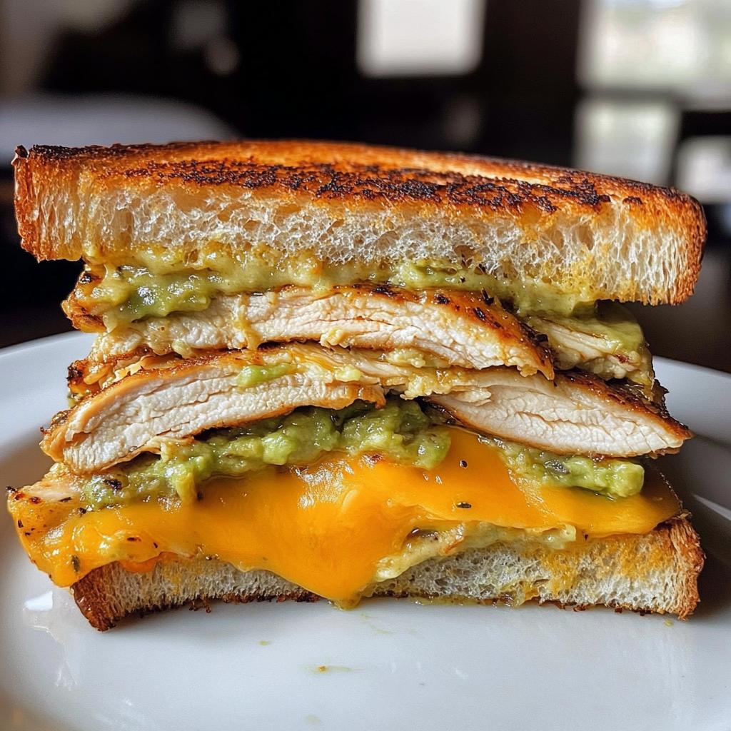 Cheesy Chicken Avocado Melt You Have To Try!