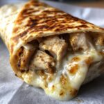 Cheesy Garlic Chicken Wrap