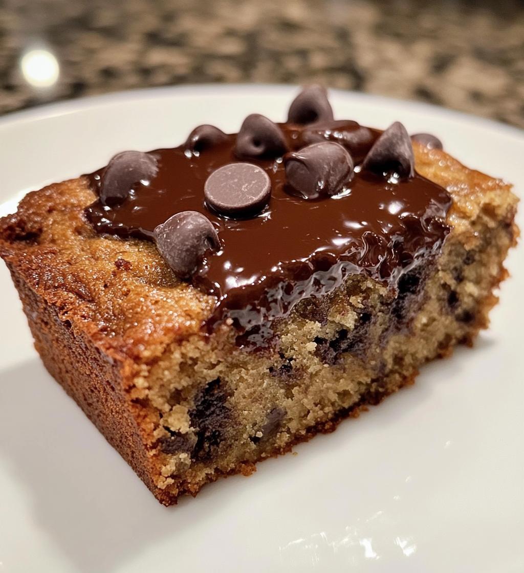 Chocolate Chip Banana Bread Bars – Easy Sweet Snack