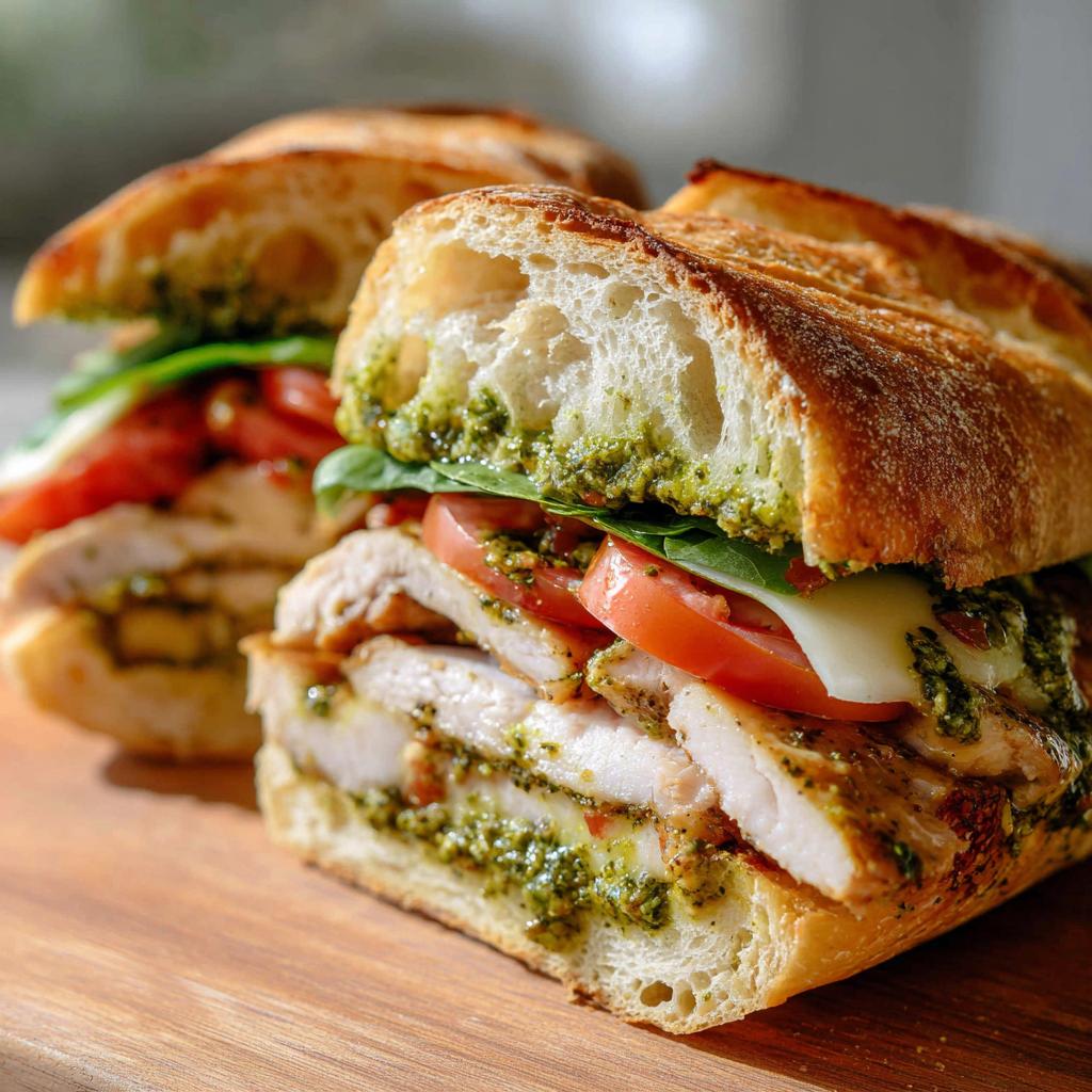 Ciabatta Chicken Pesto Sandwich (25-Minutes)