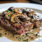 Classic Steak Diane with Creamy Mushroom Sauce