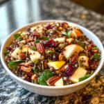 Colorful Autumn Harvest Grain Salad with Cranberries