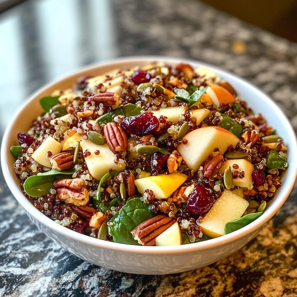 Colorful Autumn Harvest Grain Salad with Cranberries
