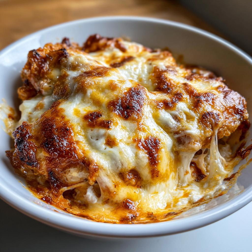 Cottage Cheese Chicken Parm Bowl