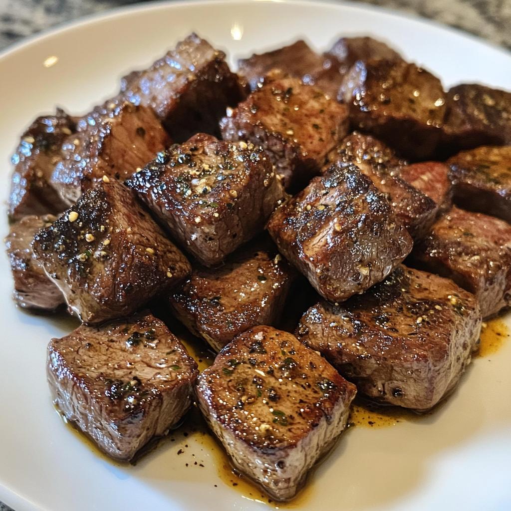 Cowboy Butter Steak Bites