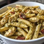 Creamy Pesto Chicken Penne with Sun-Dried Tomatoes