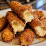 Crispy Mozzarella Sticks in Air Fryer