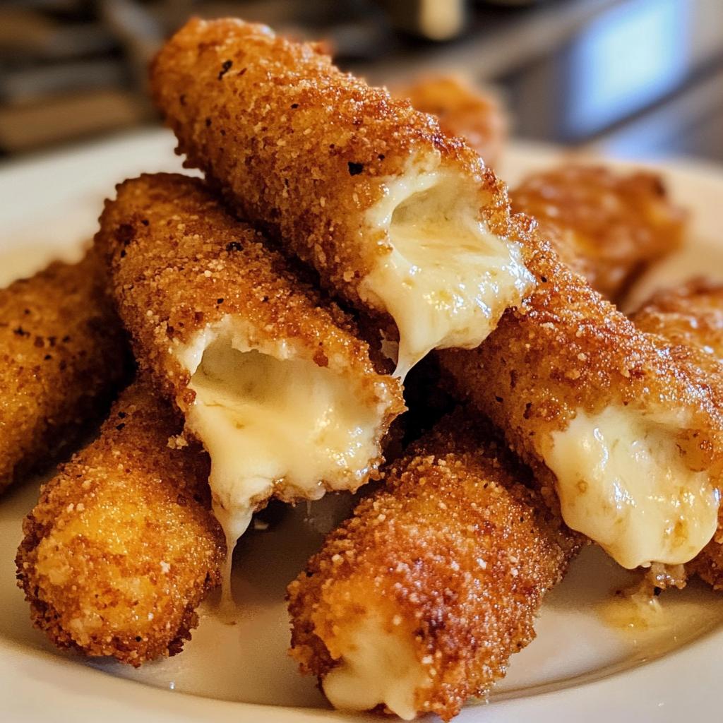 Crispy Mozzarella Sticks in Air Fryer