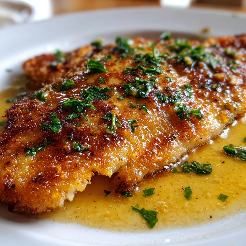 Crispy Pan Fried Tilapia with Garlic Lemon Butter Sauce - detail 1