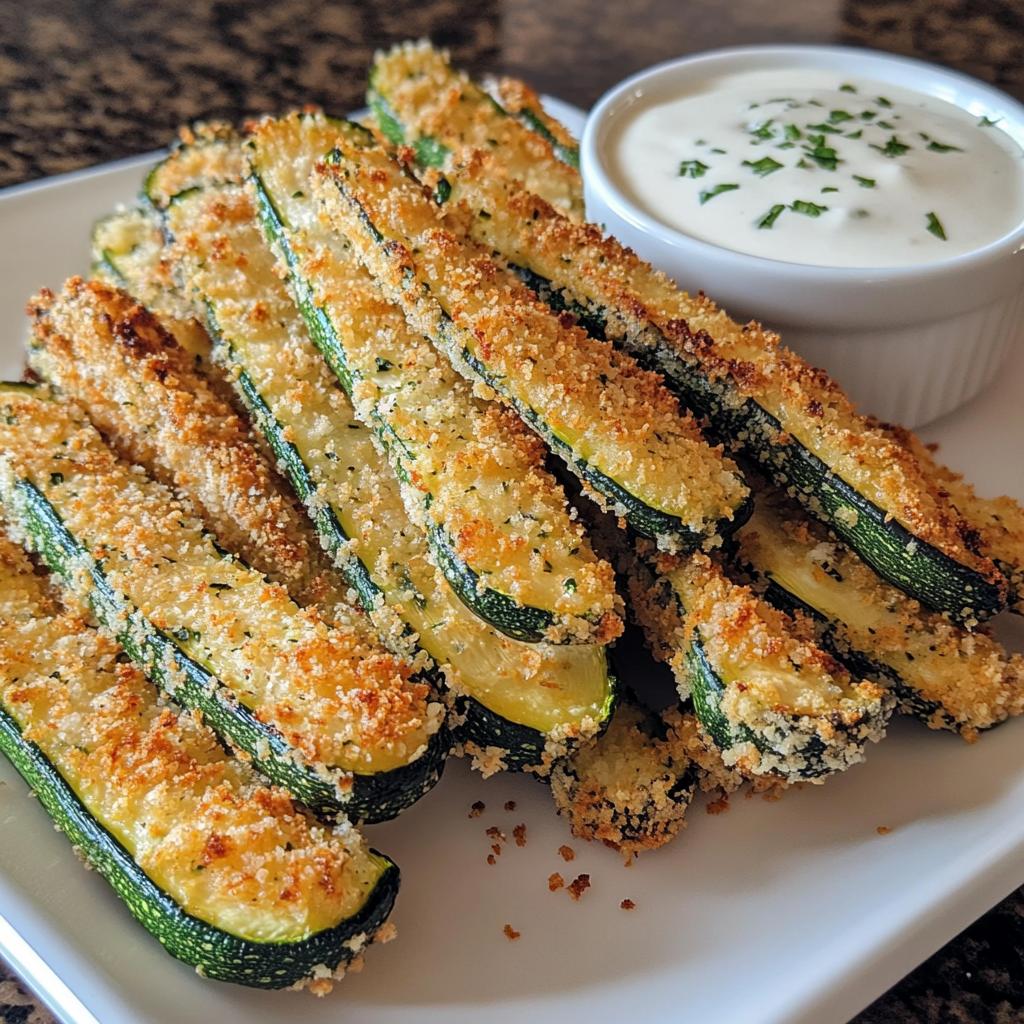 Crispy Parmesan Zucchini Fries – Guilt-Free Air Fryer Snack