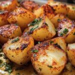 Crispy Spiced Potato Bites with Herbs