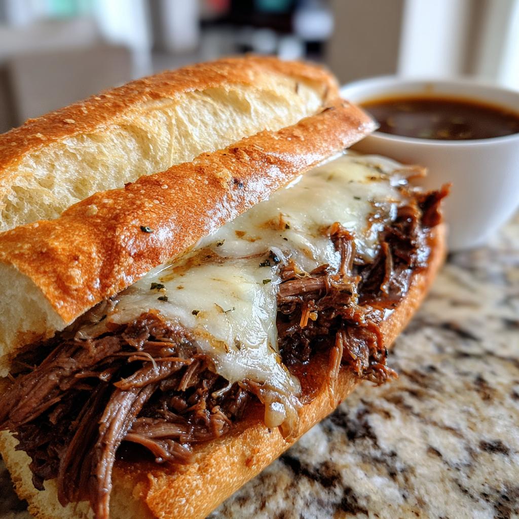Crock Pot French Dip Sandwiches
