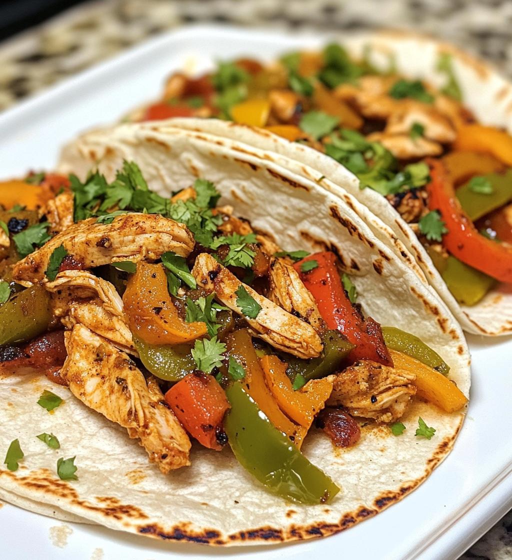 Crockpot Chicken Fajitas
