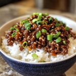 Delicious Korean Ground Beef Bowl (Quick & Easy)