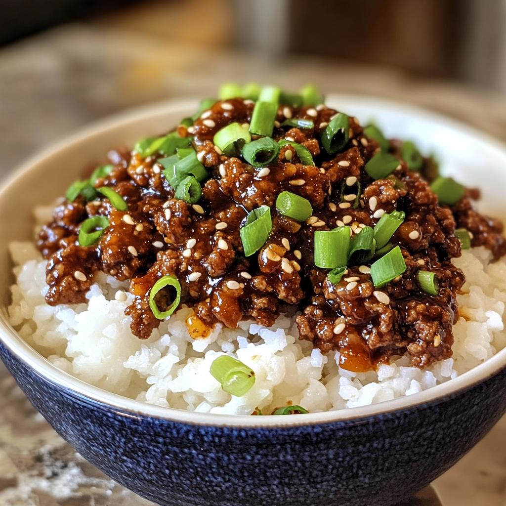Delicious Korean Ground Beef Bowl (Quick & Easy)