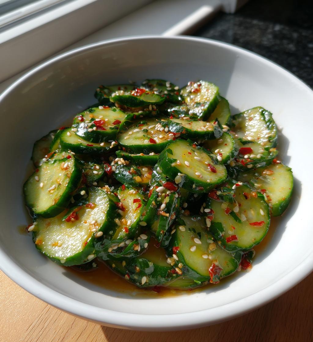 Easy Asian Cucumber Salad