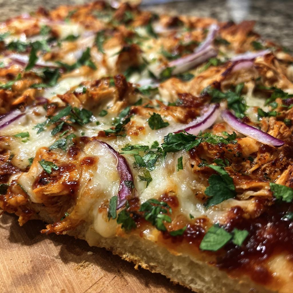 Easy BBQ Chicken Flatbread Recipe (Better Than Takeout!) - detail 1