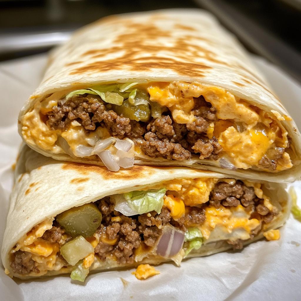 Easy Big Mac Wrap