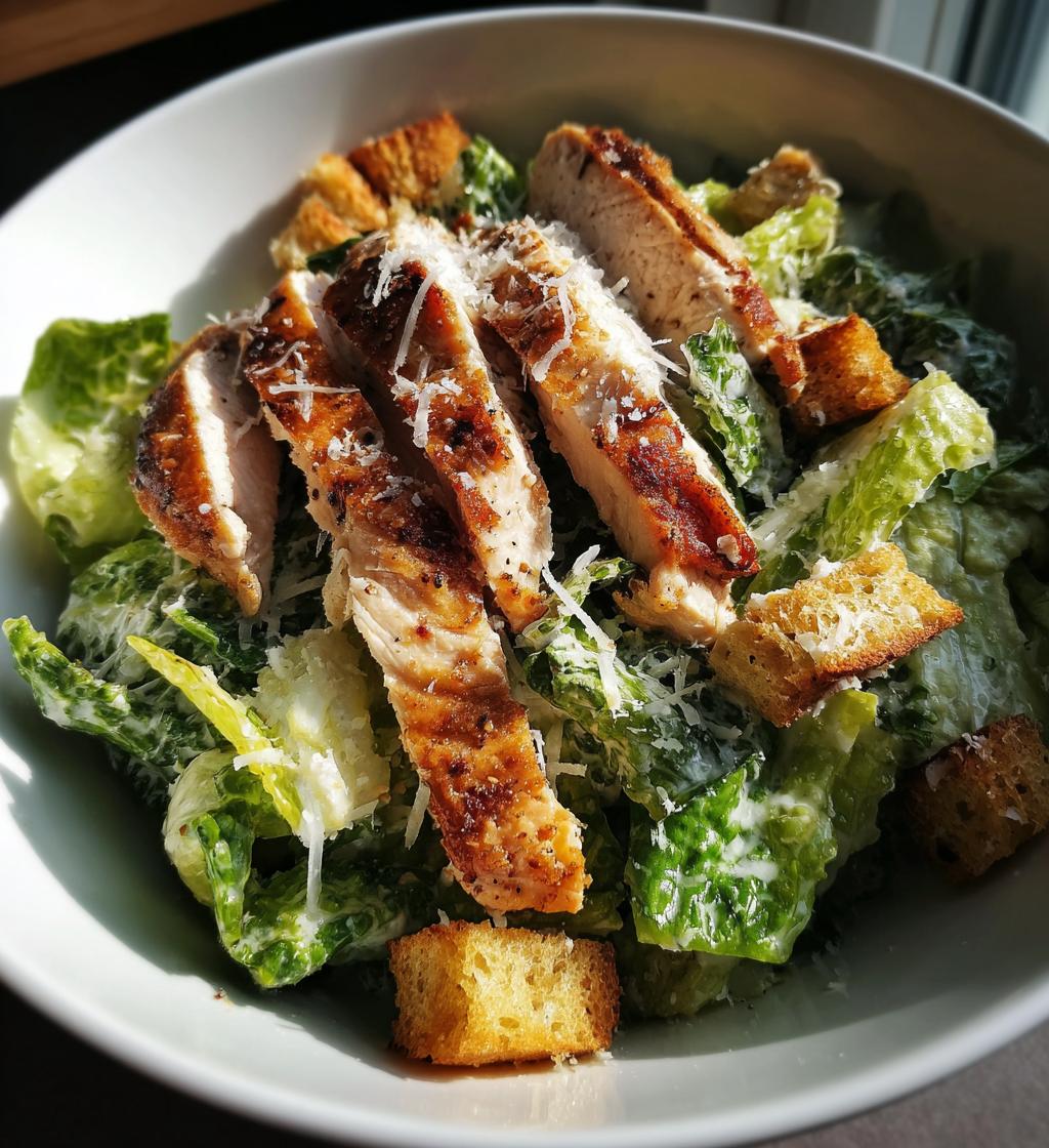 Easy Chicken Caesar Salad Recipe