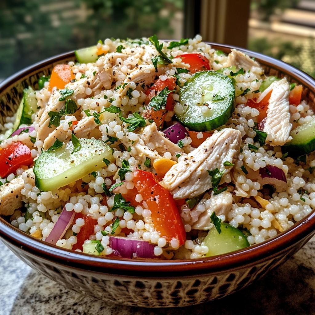Easy Chicken Couscous Salad
