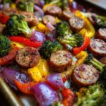 Easy Chicken Sausage and Veggies Sheet Pan Recipe