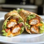 Easy Crispy Chicken Nugget Wraps