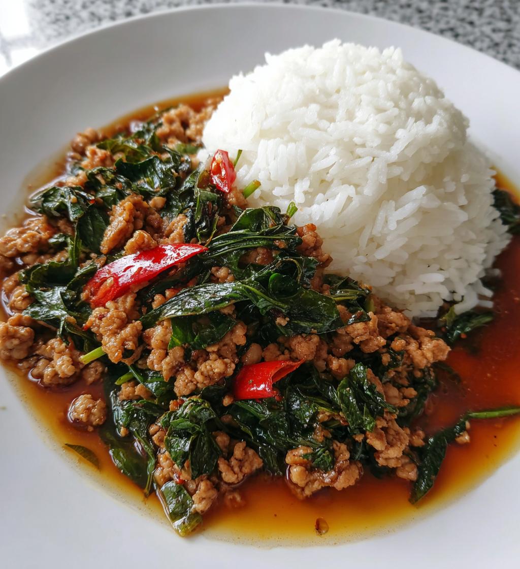 Easy Thai Basil Chicken Recipe (Pad Krapow)