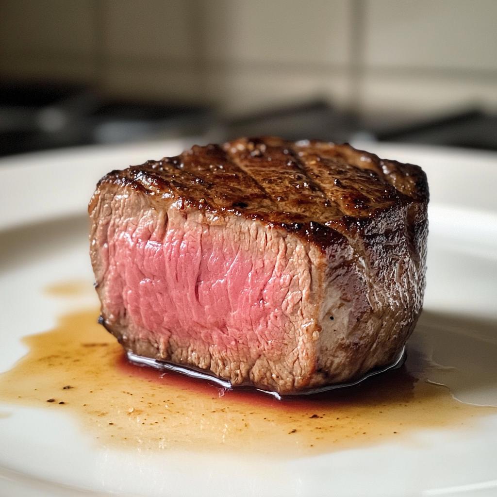 Filet Mignon, featuring a perfectly seared golden