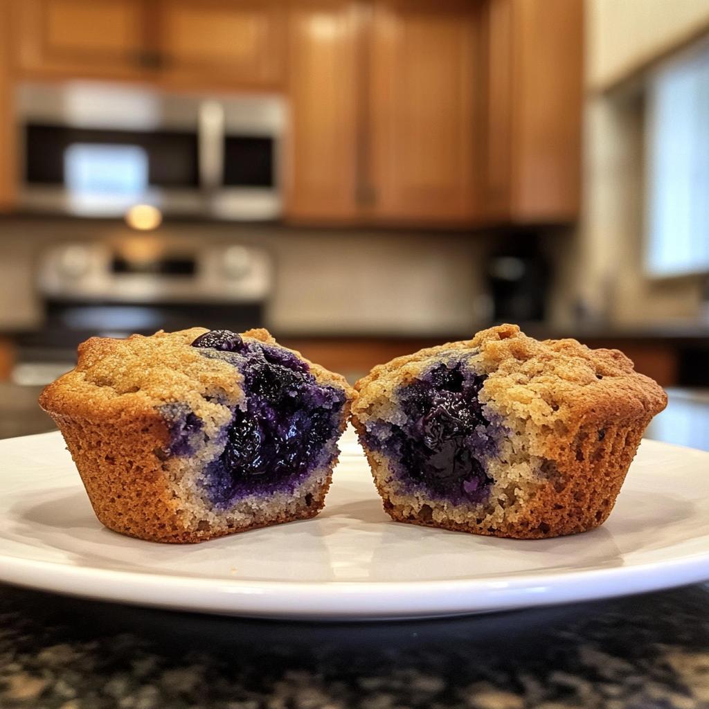 Fluffy Blueberry Oat Muffins – A Healthy Morning Treat