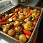 Garlic Herb Roasted Potatoes and Veggies