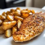 Garlic Parmesan Crusted Tilapia with Potato Bites