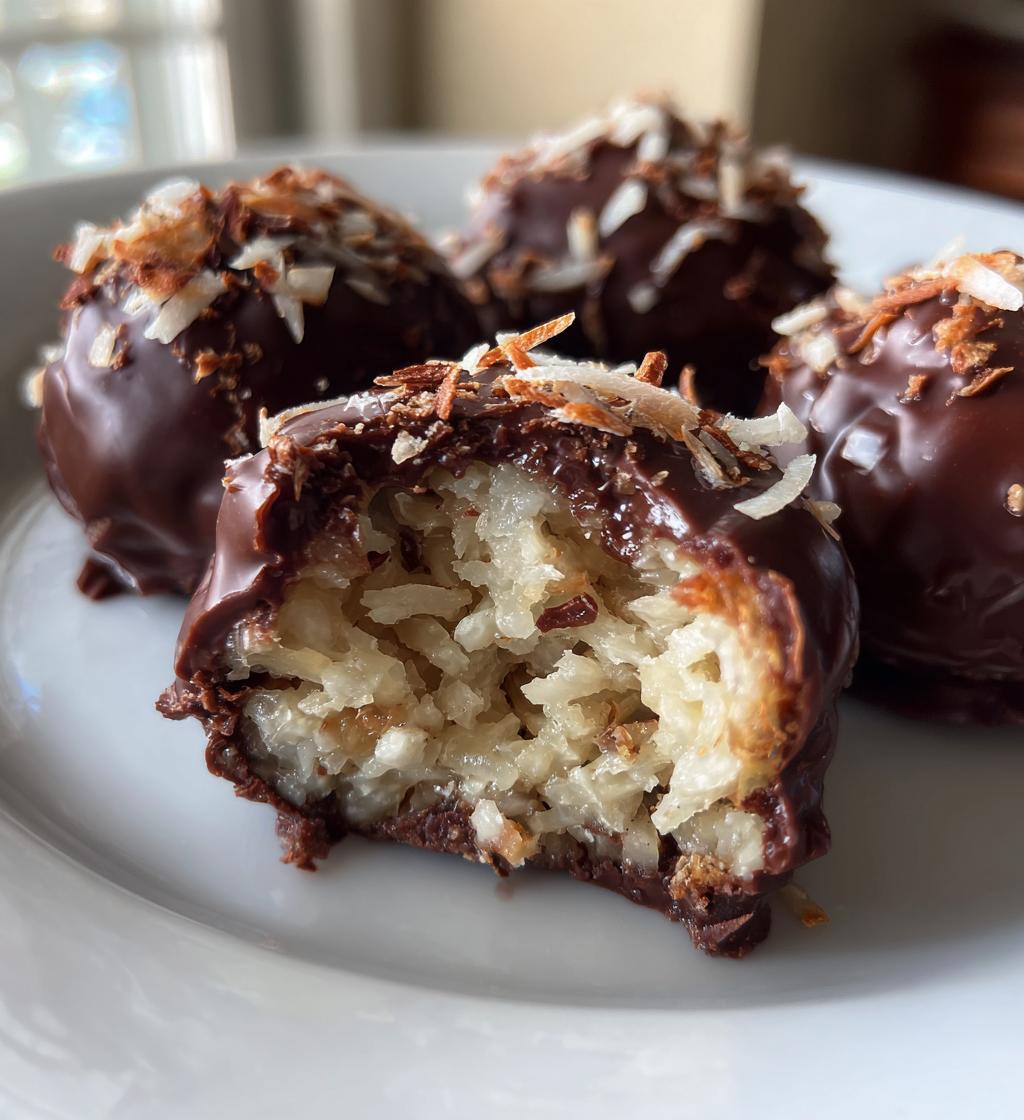Gluten-Free Almond Joy Truffles
