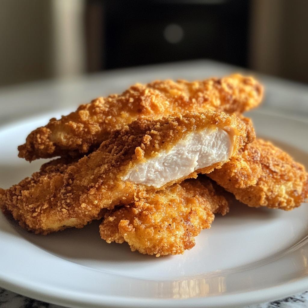 Golden Air Fryer Chicken Tenders – Crispy Outside, Juicy Inside