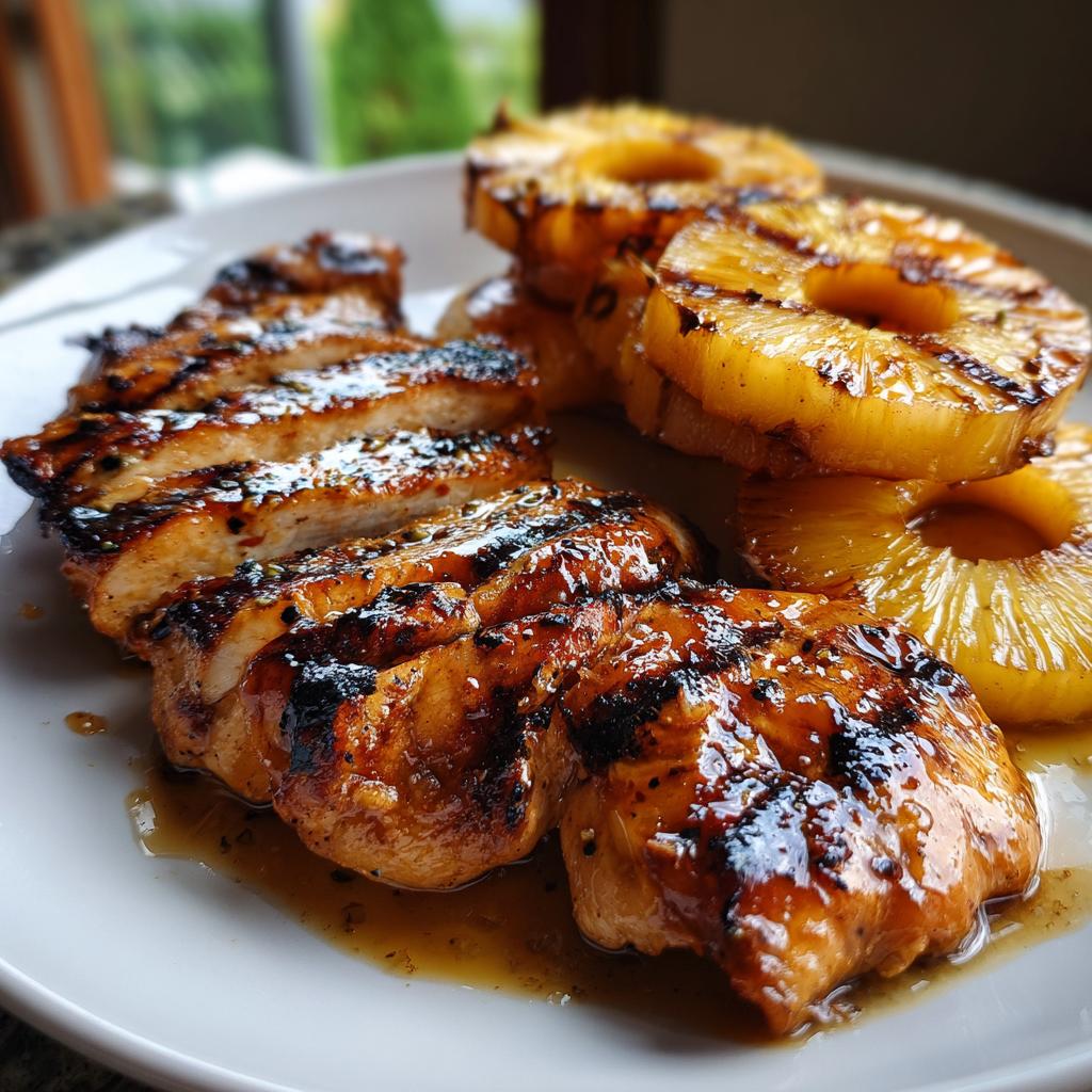 Grilled Aloha Chicken and Pineapple Recipe