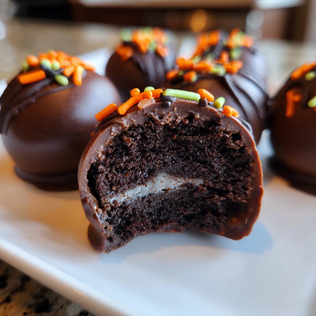 Halloween-Oreo-Bälle