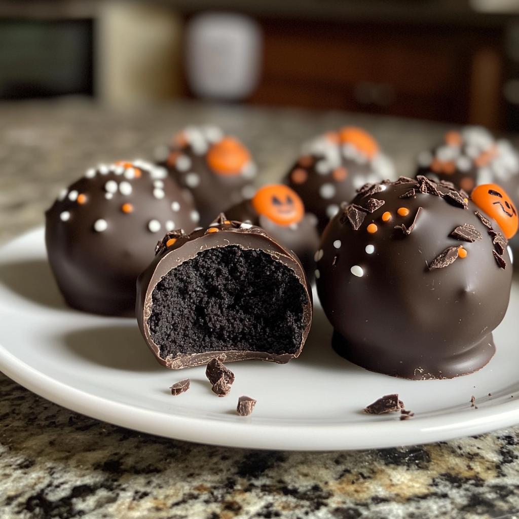 Halloween Oreo Chocolate Balls