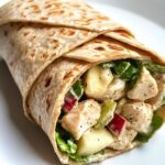 Healthy Chicken Apple Salad Wraps