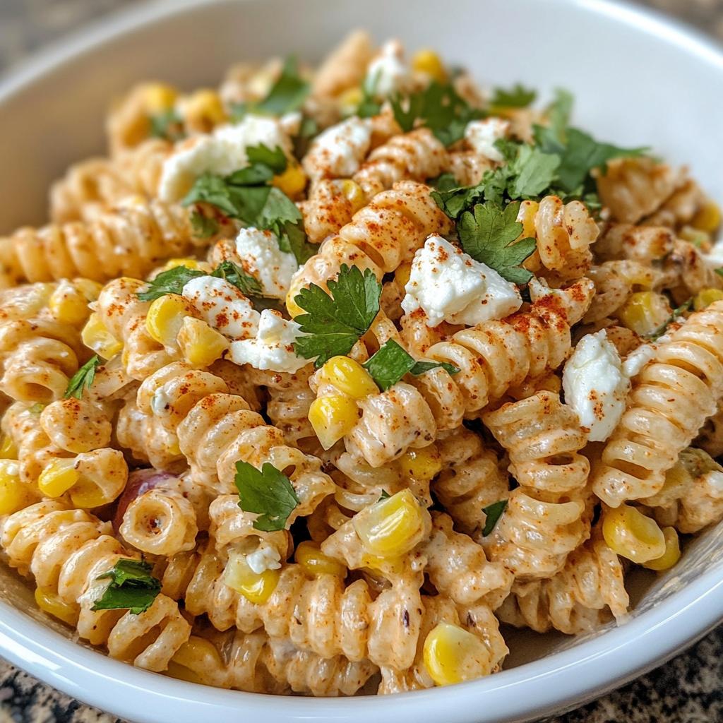 Healthy Street Corn Pasta Salad