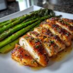 Herbed Butter Chicken with Crispy Asparagus