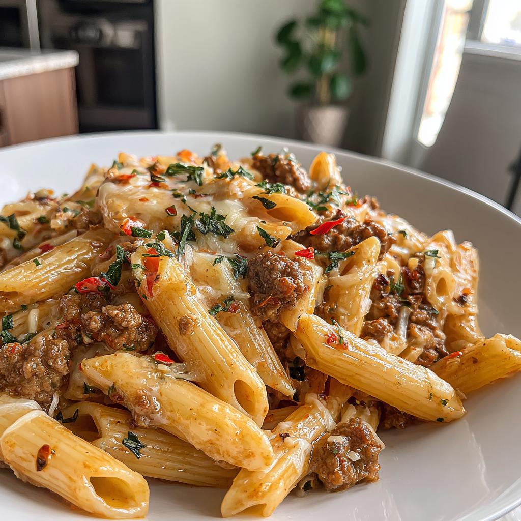 High Protein Creamy Beef Pasta Recipe for Quick Weeknight Dinners