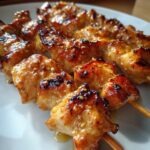 Honey Mustard Chicken Skewers