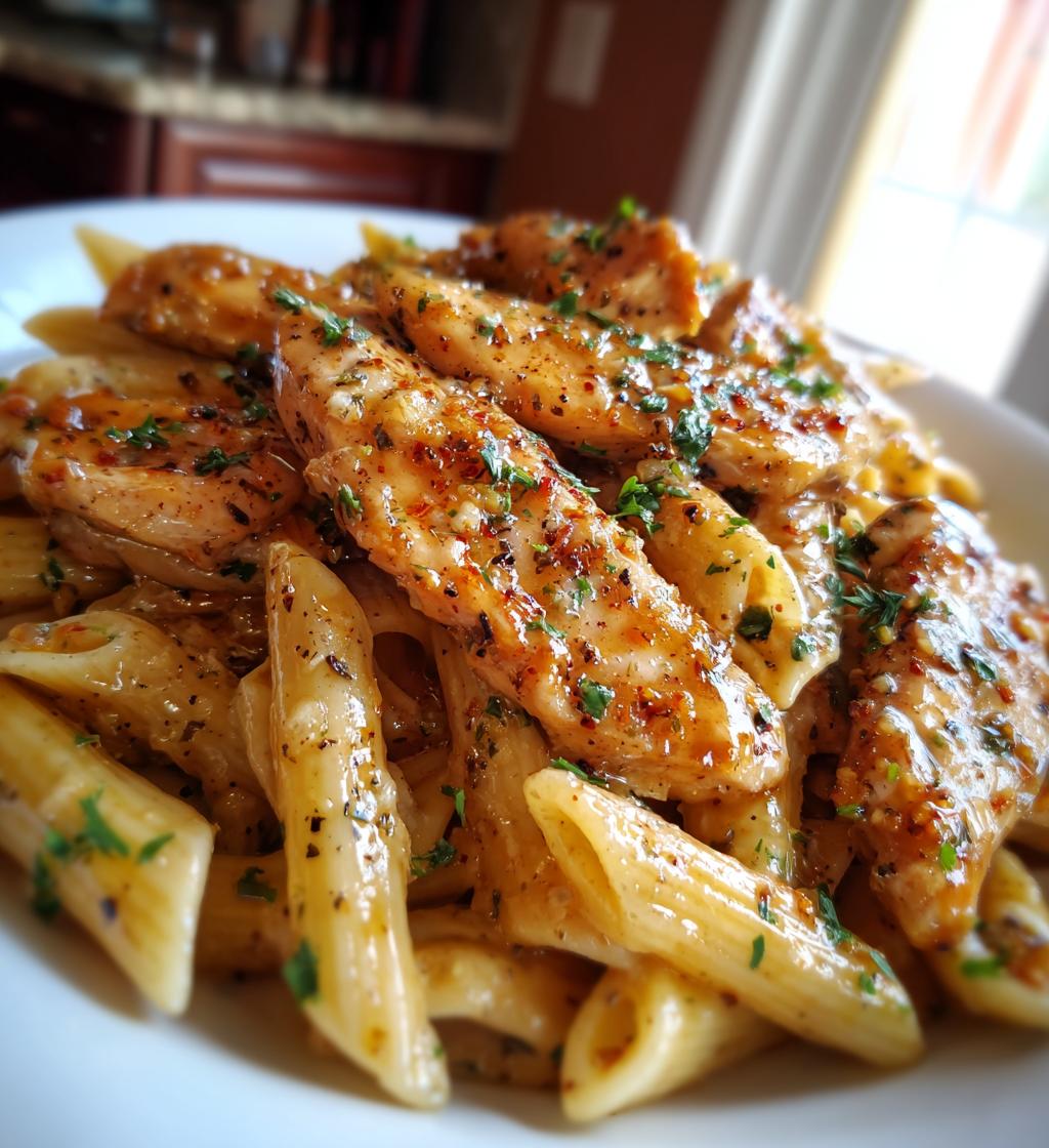 Honey Pepper Chicken Pasta Recipe