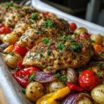Insanely Good One-Pan Herb Chicken & Roasted Veggie Bake