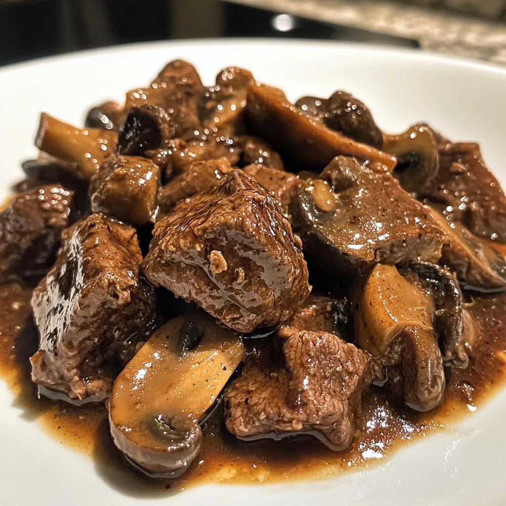 Italian Braised Beef with Mushrooms