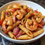 Jamaican Shrimp Pasta: A Creamy Delight
