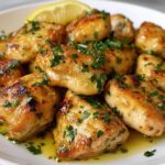 Lemon Garlic Chicken Bites