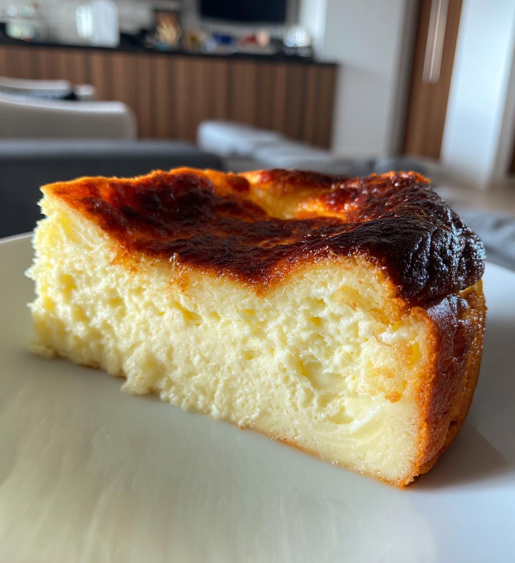 Loaf Pan Basque Cheesecake Recipe