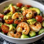 Mediterranean Shrimp and Avocado Salad