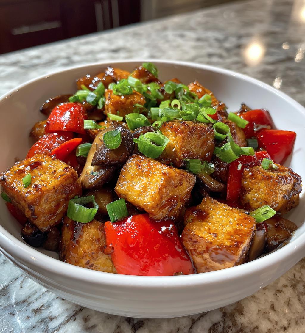 Mushroom and Tofu Stir-Fry