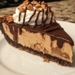No-Bake Chocolate Peanut Butter Pie: 4 Hour Delight - Desserts & Drinks